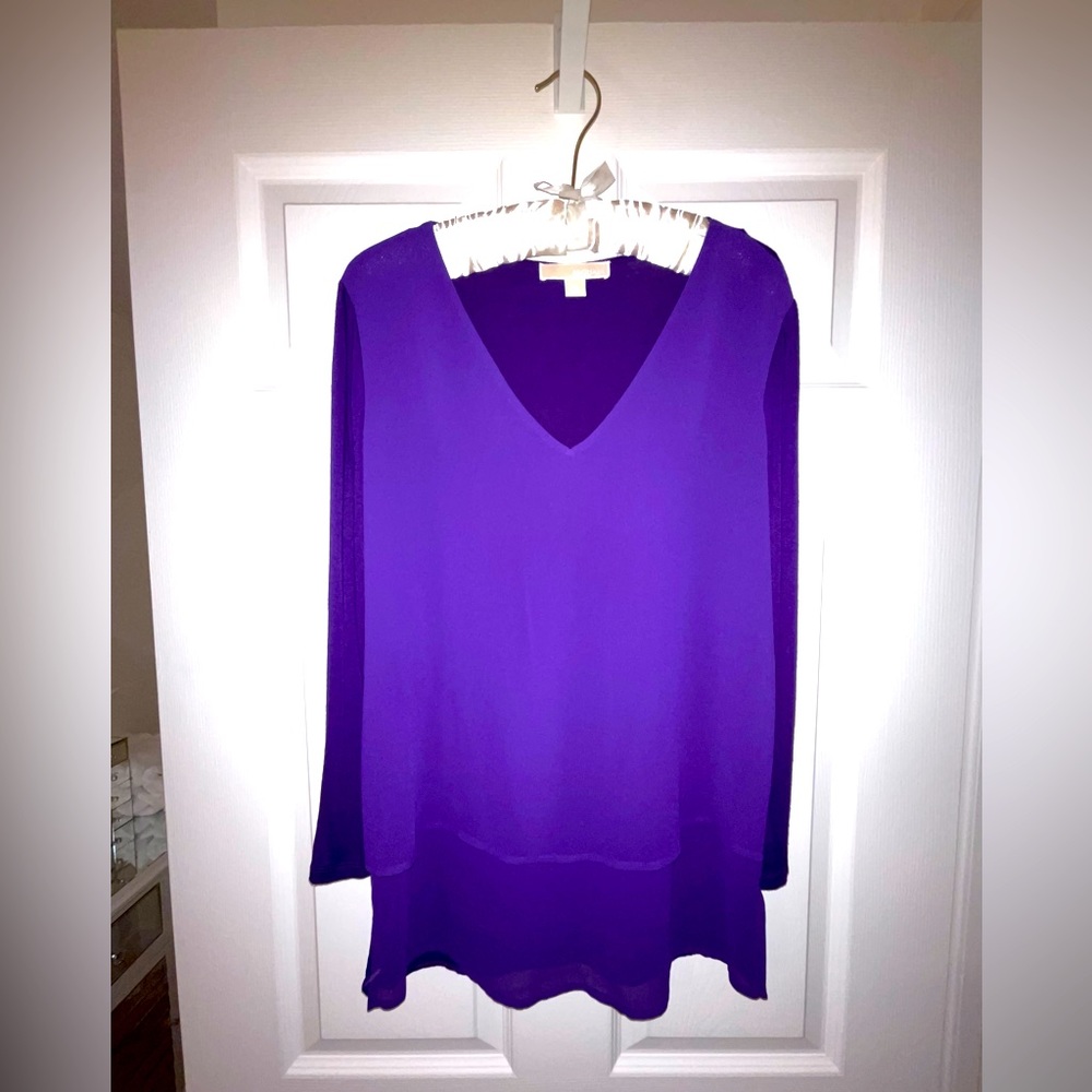 MICHAEL KORS 💜💜SZ/ XS BEAUTIFUL PURPLE TOP EUC💜💜